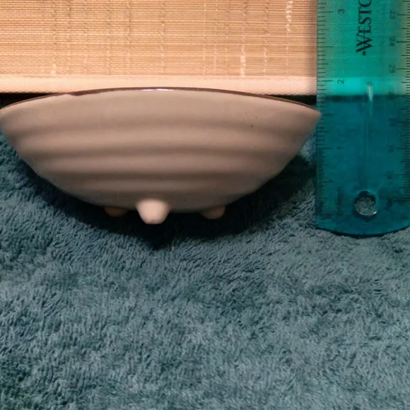 Pier 1 Imports Ceramic Oval Trinket Dish - Picture 2 of 7